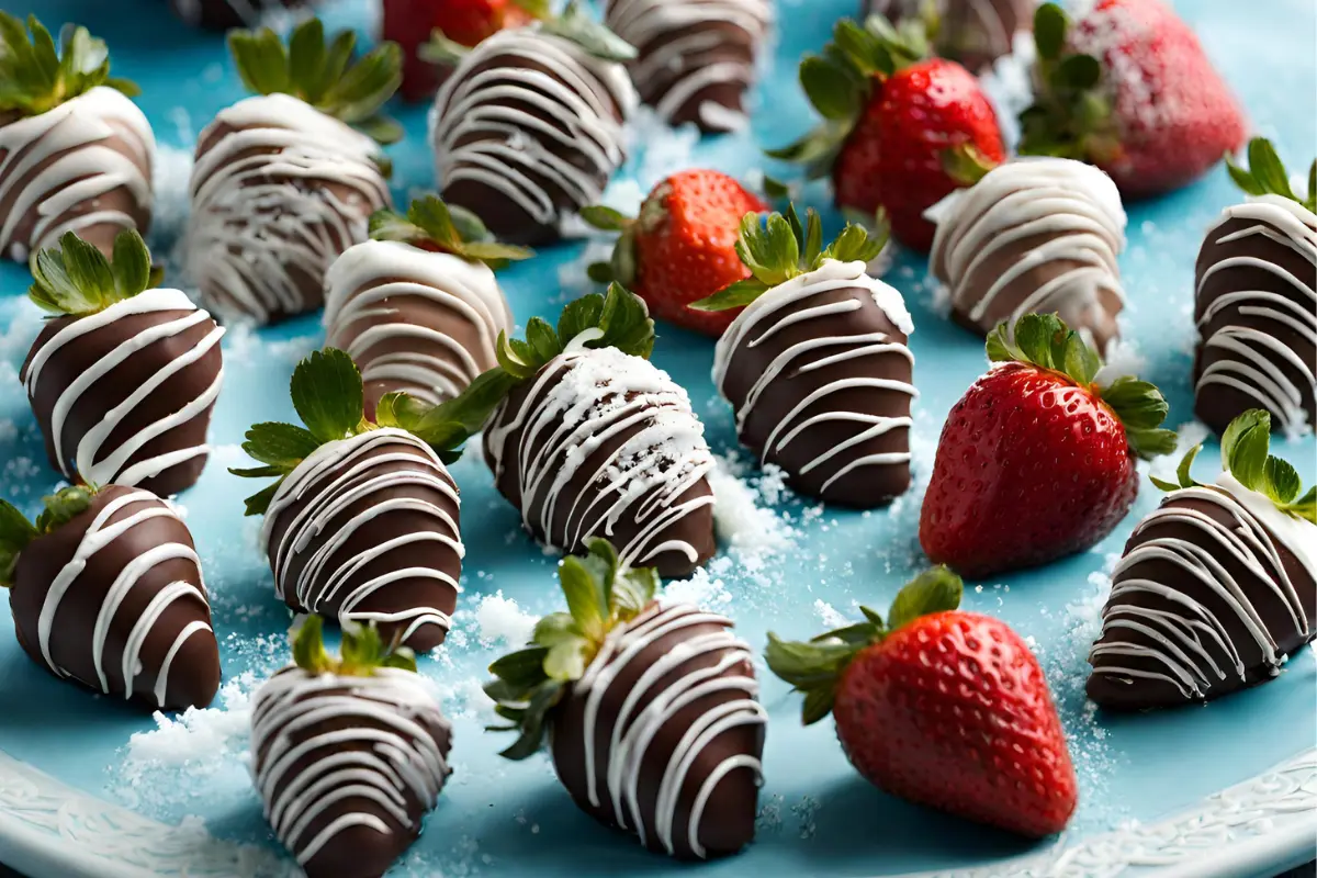 frozen chocolate covered strawberries
